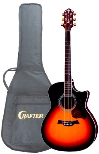 Электроакустическая гитара CRAFTER GAE-8 / VLS-V с чехлом
